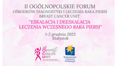 II Ogólnopolskie Forum Ośrodków Diagnostyki i Leczenia Raka Piersi